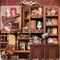 CUTEBEE Book Nook Kit Drama Bookshop DIY Miniature House Shelf Insert Decor Diorama Kit